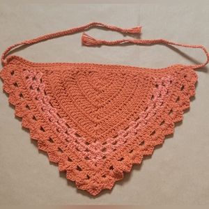 Crochet boho kerchief
